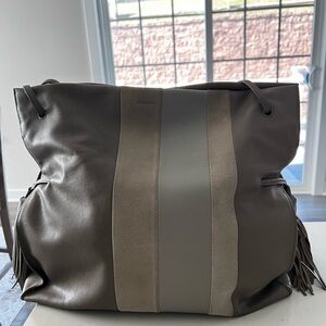 All Saints taupe leather tote bag, NWOT